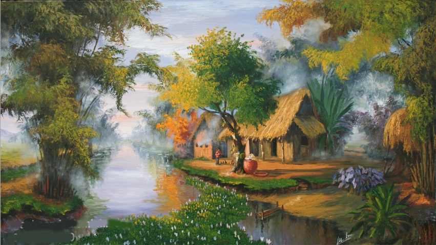 Tranh phố cổ 2